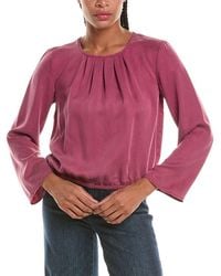 Bella Dahl - Pleated Blouse - Lyst