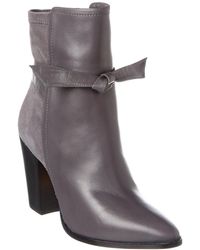 Alexandre Birman - Clarita Tie 90 Leather & Suede Bootie - Lyst