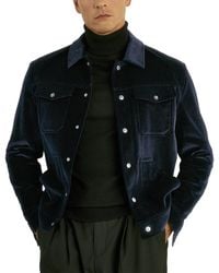 Reiss - Weir Velvet Jacket - Lyst