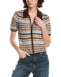 Rag & Bone - Leva Zip Wool & Mohair-Blend Polo Sweater - Lyst