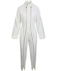 Stella McCartney - Alma All-in-one Linen-blend Jumpsuit - Lyst
