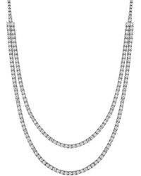 Created Forever - 14K 8.91 Ct. Tw. Lab-Grown Diamond Tennis Necklace - Lyst