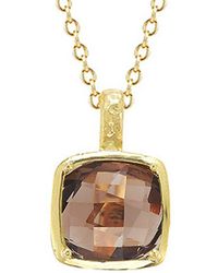 Reiss - 14k 6.00 Ct. Tw. Smokey Topaz Necklace - Lyst