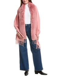 La Fiorentina - Embellished Cashmere Wrap - Lyst