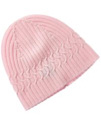 Phenix - Ribbed Cable Cashmere Beanie - Lyst
