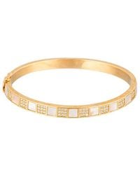 Eye Candy LA - The Luxe Collection Titanium Cz Shab Cuff Bracelet - Lyst