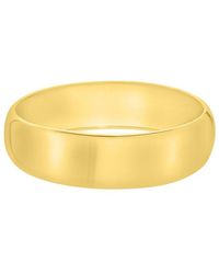 Italian Gold Over Silver - 14k Bangle Bracelet - Lyst