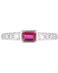 Gregg Ruth - 14K 0.67 Ct. Tw. Diamond & Ruby Ring - Lyst