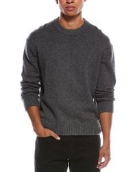 FRAME - Wool & Cashmere-Blend Crewneck Sweater - Lyst