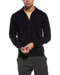 N.Peal Cashmere - Greenwich 100% Cashmere Polo Sweater - Lyst