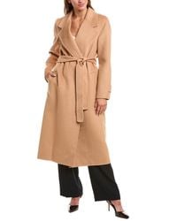 Reiss - Nrd Emile Wool-Blend Long Belted Blindseam Coat - Lyst