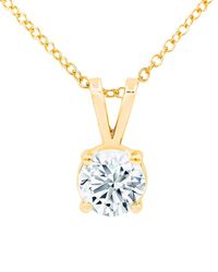 Diana M. Jewels - Fine Jewelry 14k 1.00 Ct. Tw. Diamond Pendant Necklace - Lyst
