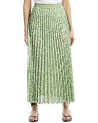 Max Studio - Pleated Maxi Skirt - Lyst