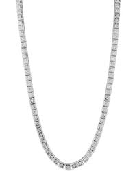 Chloe and Madison - Jewelry Cz Tennis Necklace - Lyst