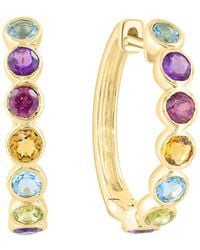 Effy Fine Jewelry - 14K 1.60 Ct. Tw. Amethyst, Topaz, Citrine, Rhodolite, Peridot Earrings - Lyst