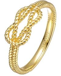 Rachel Glauber - 14k Plated Love Ring - Lyst