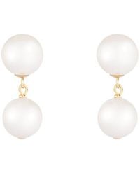 Splendid - 14k 8-9mmmm Pearl Earrings - Lyst