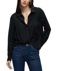 Hudson Jeans - Knotted Button Shirt - Lyst