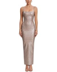 CAMILA BLANCO - Solid Maxi Dress - Lyst