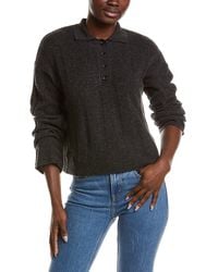 NAADAM - Coastal 100% Cashmere Ribbed Polo Sweater - Lyst