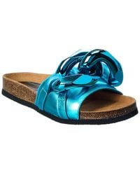 JW Anderson - Chain Leather Sandal - Lyst