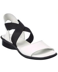 Arche Satia Leather Sandal - White