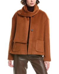 Pascale La Mode - Wool-Blend Coat - Lyst