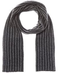 Portolano - Cashmere-Blend Ribbed Scarf - Lyst