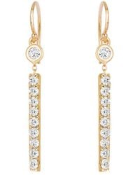 Ariana Rabbani - 14k 0.20 Ct. Tw. Diamond Bar Drop Earrings - Lyst