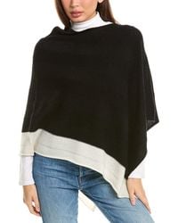 Forte - Border Stripe Cashmere Poncho - Lyst