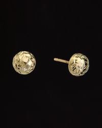 Italian Gold - 14k Button Studs - Lyst