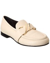 Proenza Schouler - Monogram Plaque Leather Loafer - Lyst