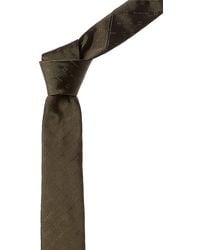 Givenchy - Greyish Green Diagonal Logo Silk Tie - Lyst