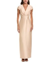 Badgley Mischka - Cap Sleeve Gown - Lyst