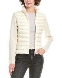 Moncler - Wool-Blend Zip-Up Cardigan - Lyst