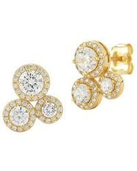 Glaze Jewelry - 14K Plated Cz Earrings - Lyst