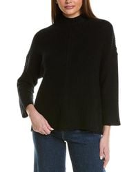 Hannah Rose - Shaker Cable Turtleneck Wool & Cashmere-blend Sweater - Lyst
