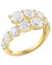 Effy Fine Jewelry - 14K 0.81 Ct. Tw. Lab-Grown Diamond & Sapphire Ring - Lyst