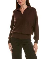 InCashmere - 100% Cashmere Oversize Polo Sweater - Lyst