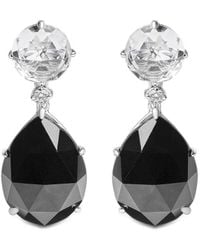 Haus of Brilliance - Colorful Gemstones 18K 47.24 Ct. Tw. Diamond & Gemstone Dangle Earrings - Lyst