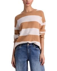 Alice + Olivia - Laura Cashmere-Blend Crewneck Pullover - Lyst