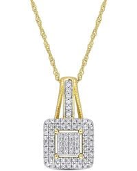 Rina Limor - 10k 0.25 Ct. Tw. Diamond Pendant Necklace - Lyst