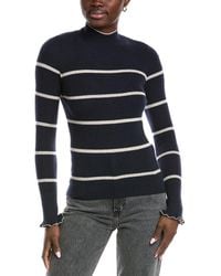 Autumn Cashmere - Breton Striped Cashmere Sweater - Lyst