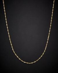 Italian Gold - 14k Twisted Cable Necklace - Lyst