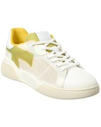 Tod's - Cassetta Mesh & Leather Sneaker - Lyst