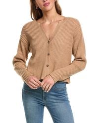 525 America - Luxe Cropped Rib Cardigan - Lyst