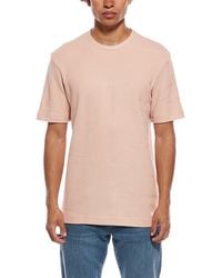 KARL LAGERFELD - Jacquard Texture Crewneck Shirt - Lyst