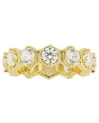 Glaze Jewelry - 14K Plated Cz Ring - Lyst