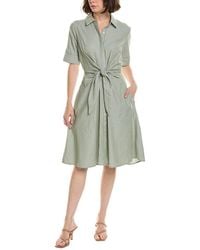 Nanette Lepore - Stripe Midi Dress - Lyst