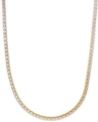 Argento Vivo - Silver Cz Necklace - Lyst